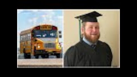 School Bus Driver Celebrates Getting College Degree After Being Pushed By Students He Drives Daily