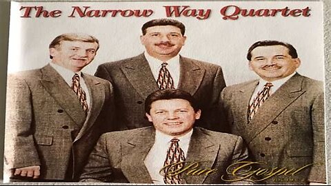 "I Mean To Go Thru" by Narrow Way Quartet (incredible performance & harmony especially lead singers) (lyrics in description) (a mirrored video)