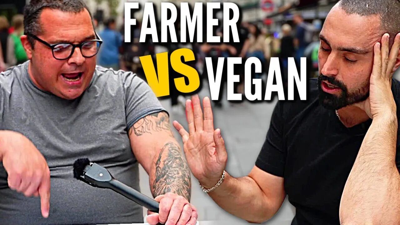 "I'd Rather EAT MYSELF Than Be Vegan!!" Dairy Farmer LOSES IT