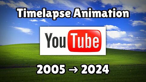 History of YouTube Website (2000s) - Nostalgic Internet Timelapse Animation