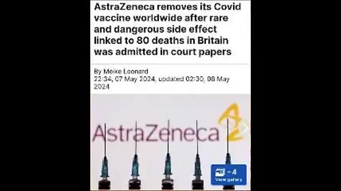 MILLIONS WILL DIE AFTER ASTRA ZENECA PULLS ITS VACCINE DUE TO TURBO CANCERS...