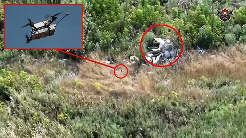 Ukrainian Personnel Destroyed a Russian Stockpile of Anti-tank Mines Using an FPV Kamikaze Drone