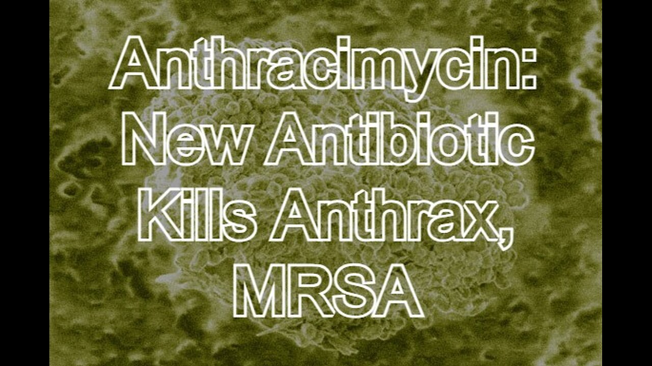 Anthracimycin: New Antibiotic Kills Anthrax, MRSA