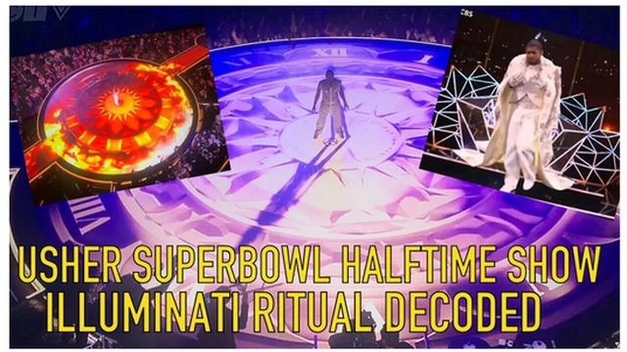 2/15/24 - -Usher Super Bowl Halftime Illuminati Ritual Decoded 2024..