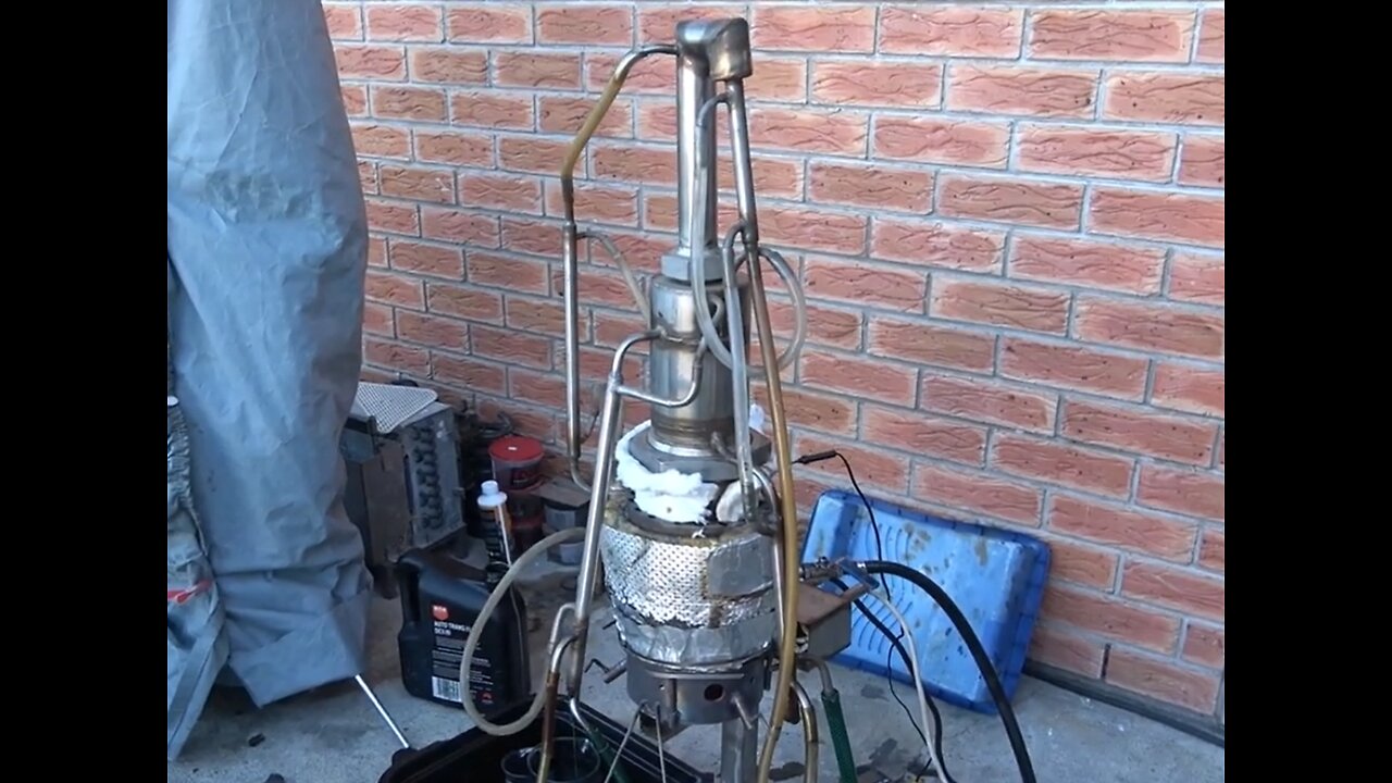 Used Oil Distillation with WMO Reformer.