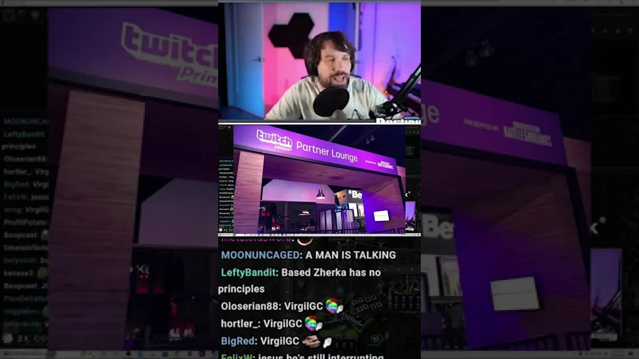 Destiny Thinks The Twitch Partner Lounge Is Cringe