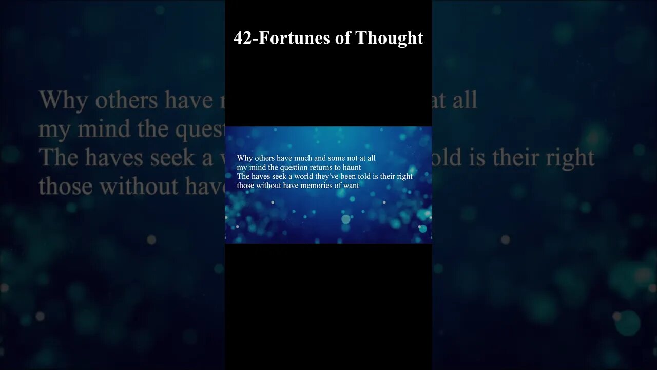 42-Fortunes of Thought #short