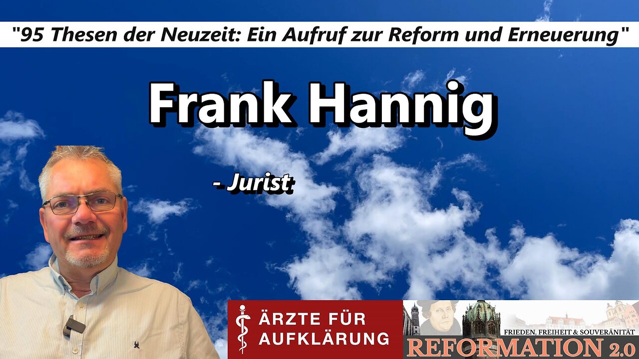 Frank Hannig, Jurist (Reformation 2.0 in Wittenberg)