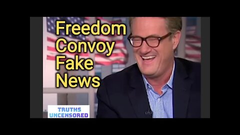 MSNBC Fake News about Truckers Freedom Convoy