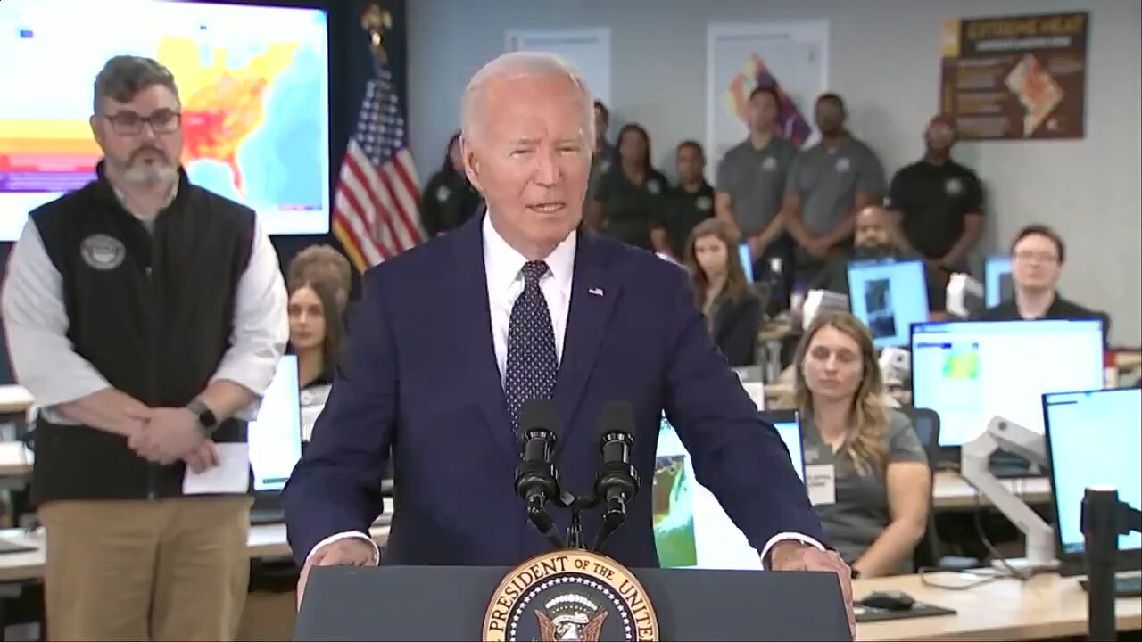 Biden blames weather in Washington on “climate-change”