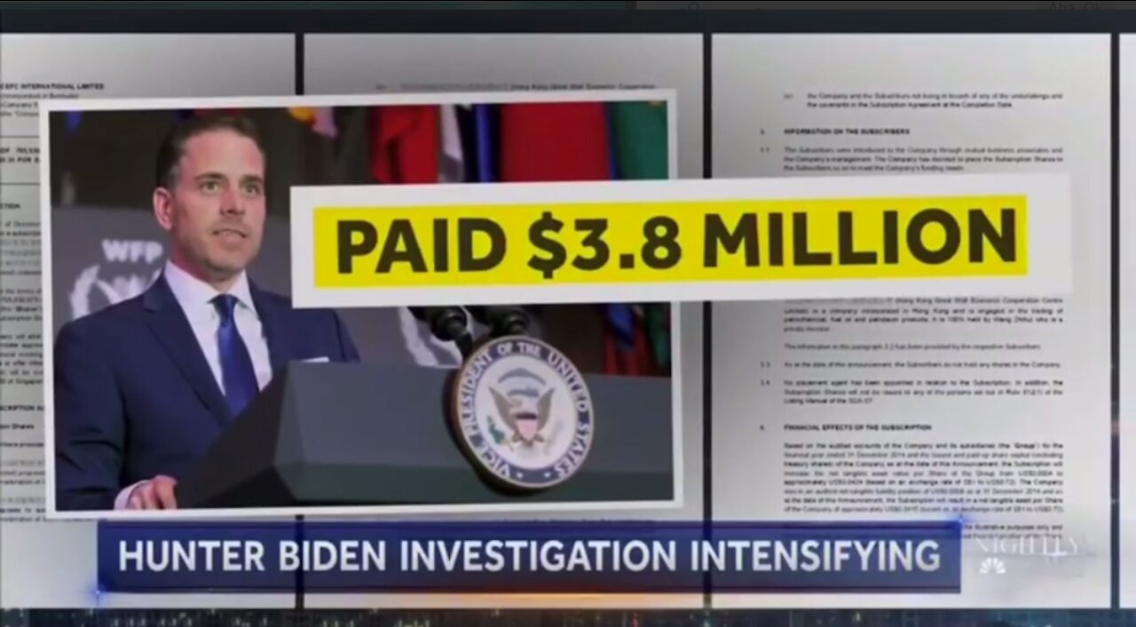 NBC Reporting: Hunter Biden investigation intensifying