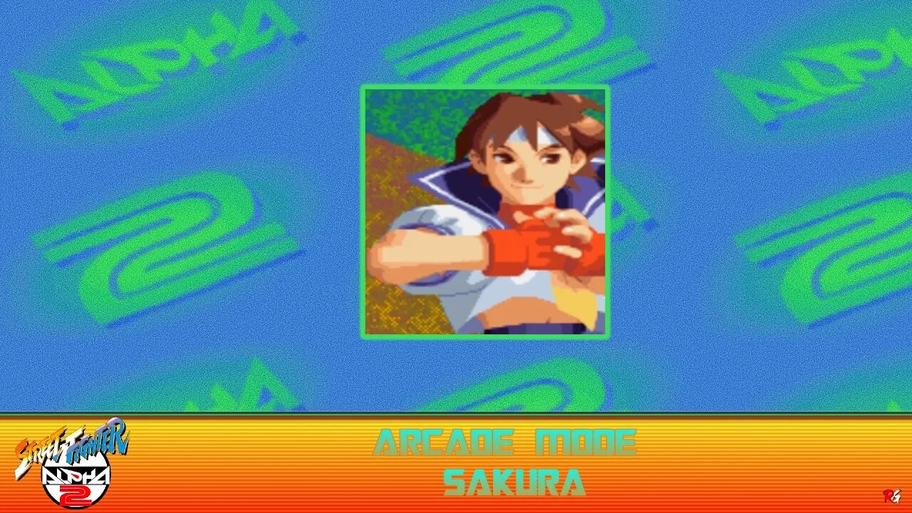 Street Fighter: Alpha 2: Arcade Mode - Sakura