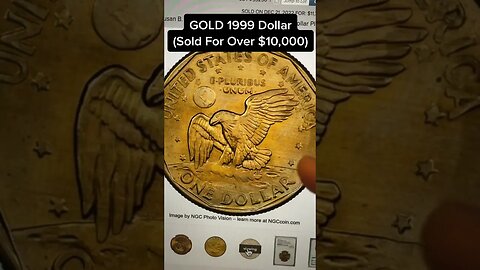 Rare GOLD $10,000+ Susan B Anthony Error Dollar