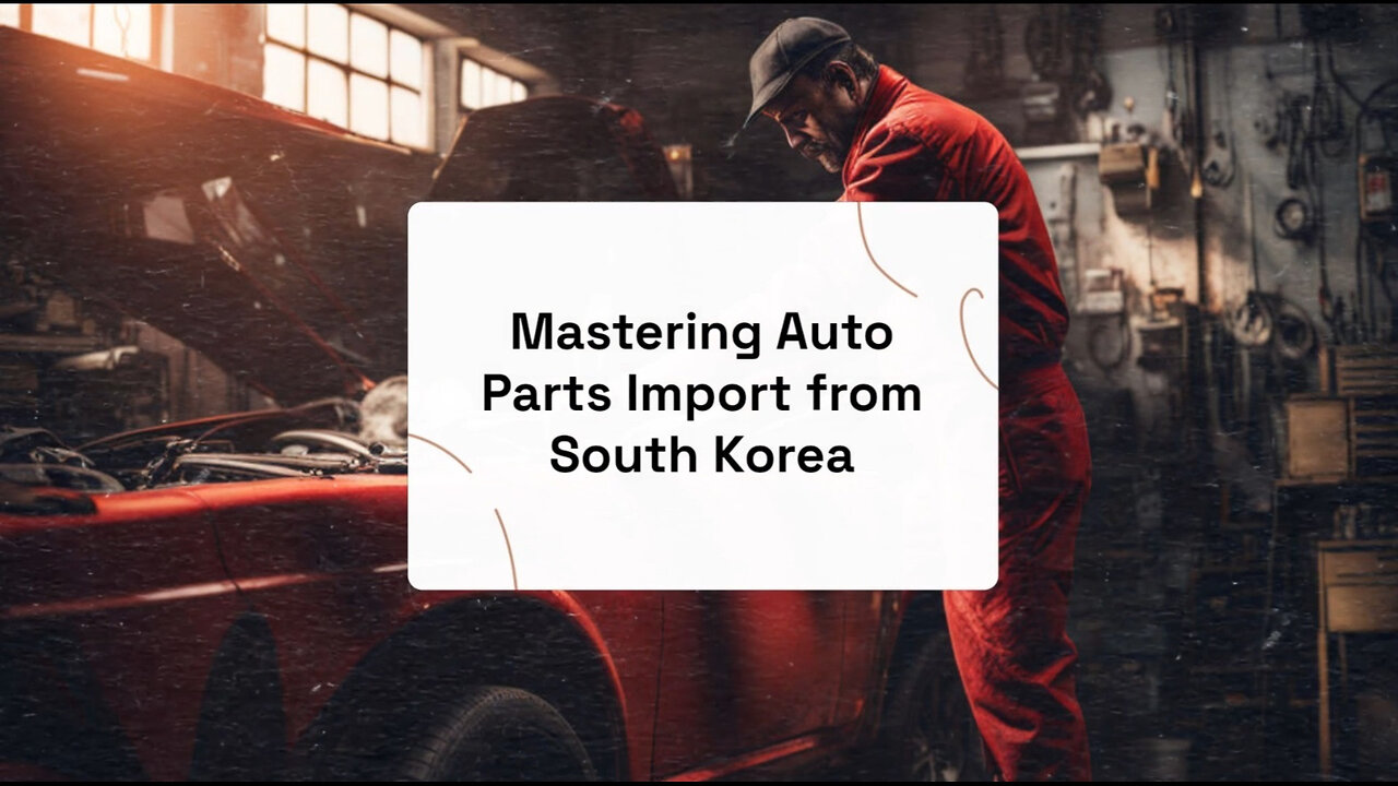 Demystifying the Process: Importing Automotive Parts from South Korea