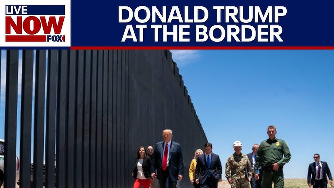 Watch live: Former US President Donald Trump visits the border in Cochise County, Arizona