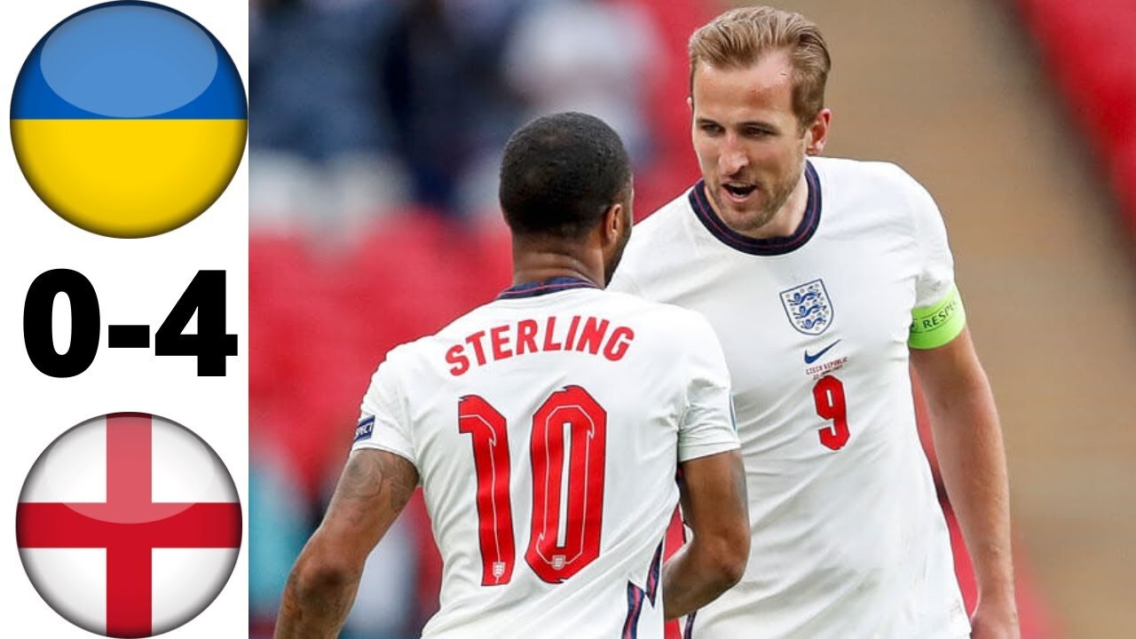 Ukraine 0-4 England | Quarterfinals | Highlights | UEFA Euro 2020 | 4th July, 2021