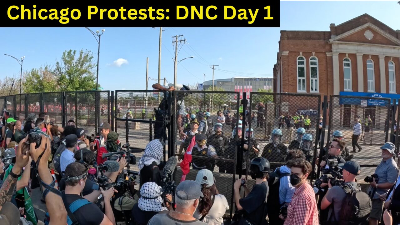 Chicago Protests at the DNC: Day One!