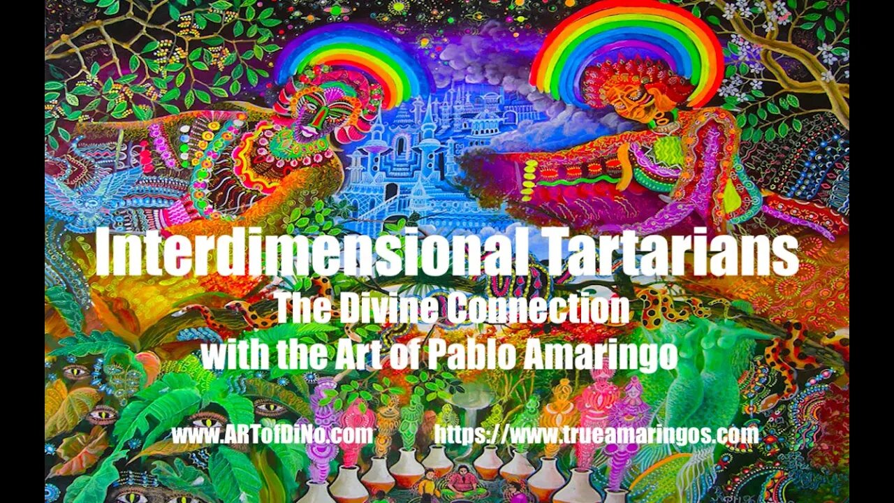 Interdimensional TARTARIANS & Divine ART-chitects - Best Ayahuasca BOOK & the ART of Pablo Amaringo!