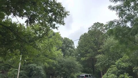 Thunder in Monticello Arkansas on Thursday August 4th 2022