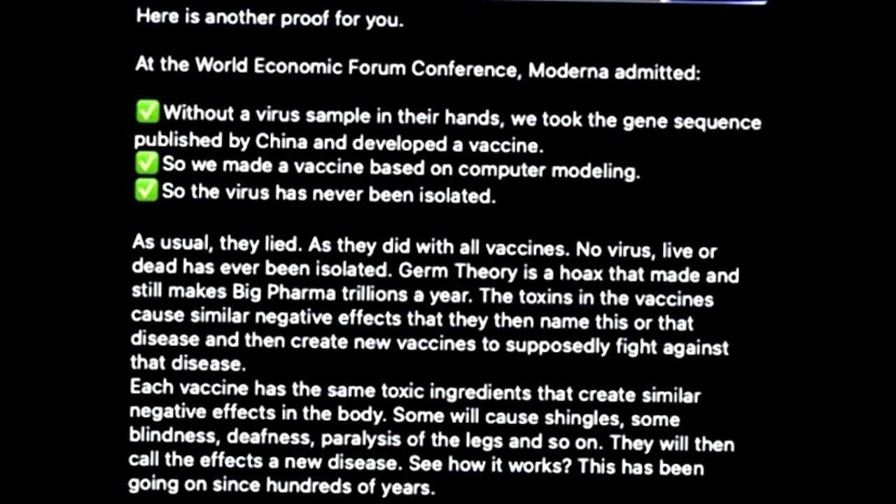 Covid-19 (C19) Virus never been Isolated, Vax made from computer models of the Virus from China