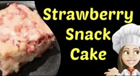 Strawberry Snack Cake