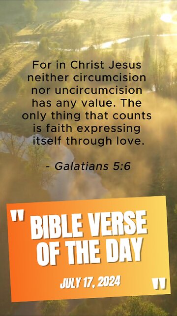 Bible Verse of the Day: July 17, 2024