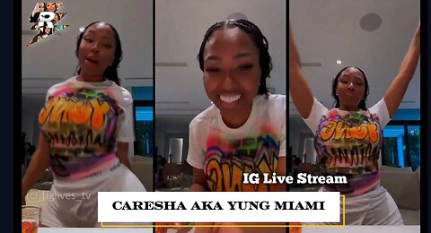 Caresha aka Yung Miami Twerking that azz