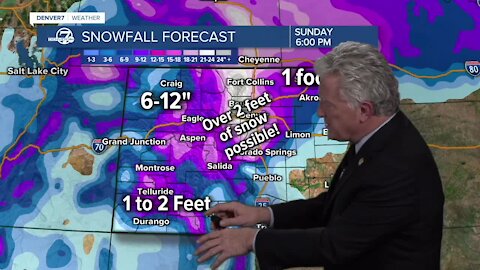 Just how much snow Colorado could see this weekend and why it's tough to predict