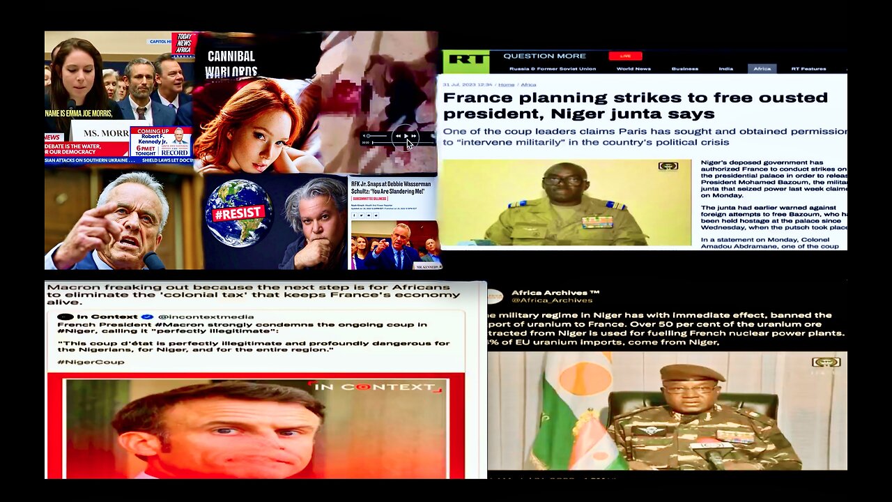 Cannibal Warlords Prepare To Eat French As Macron Threatens To Strike Niger Social Media Blackout