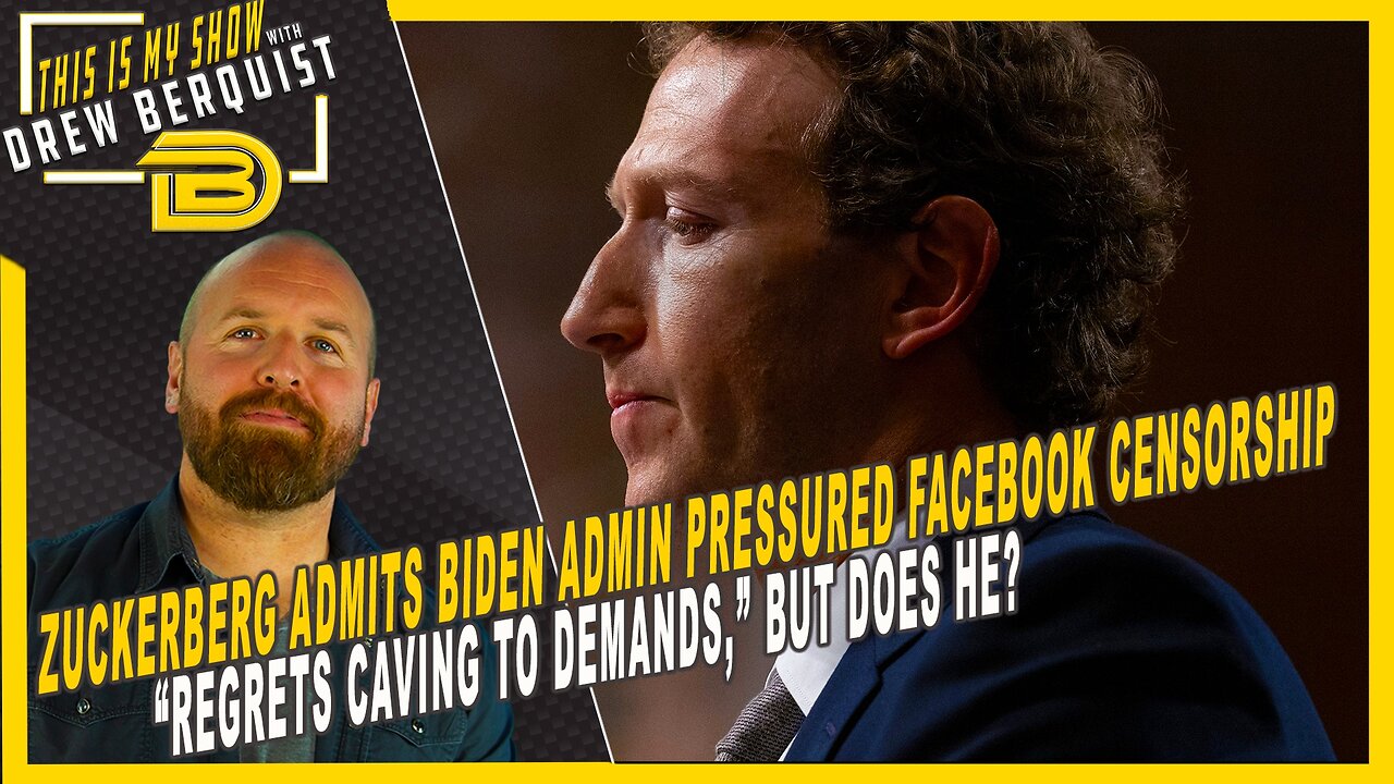 Zuckerberg Admits Biden-Harris Admin Pressured Facebook to Censor Americans | August 27, 2024