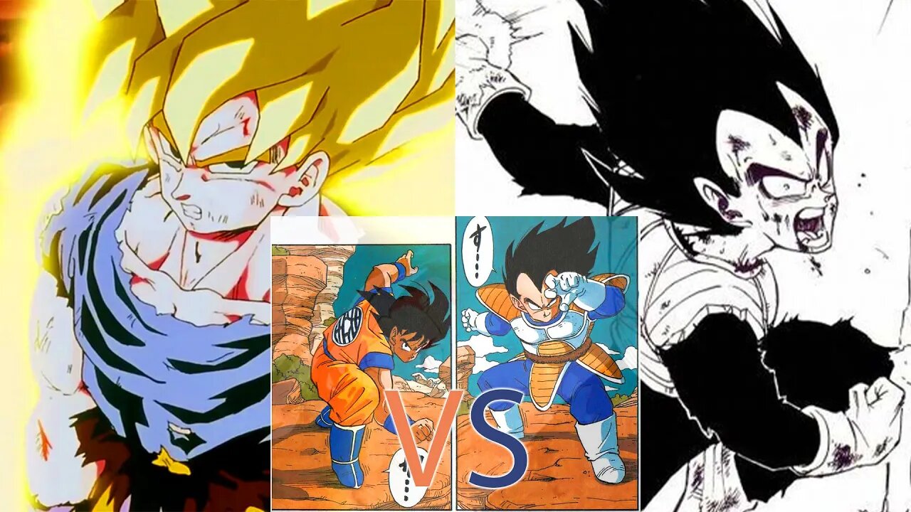 GOKU VS VEGETA - (WHO IS STRONGEST) - SAIYAN & FRIEZA SAGA