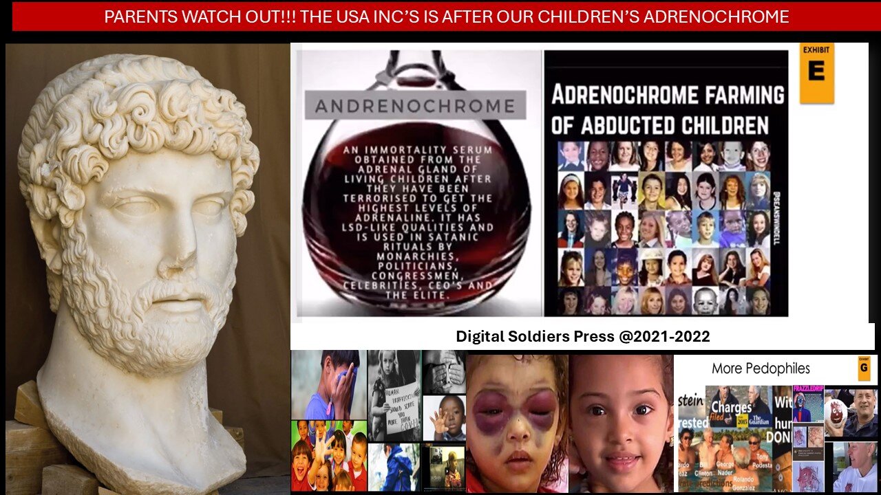 PARENTS WATCH OUT!!! THE USA INC’S IS AFTER OUR CHILDREN’S ADRENOCHROME