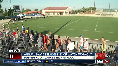 3rd Annual David Nelson End of Watch Workout