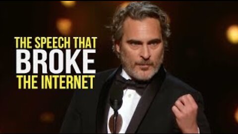 The SPEECH That BROKE The Internet: Joaquin Phoenix Oscar Speech