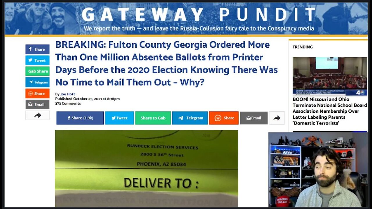 New Revelation: Fulton County Ordered Over One Million EXTRA Ballots, Days Before Election