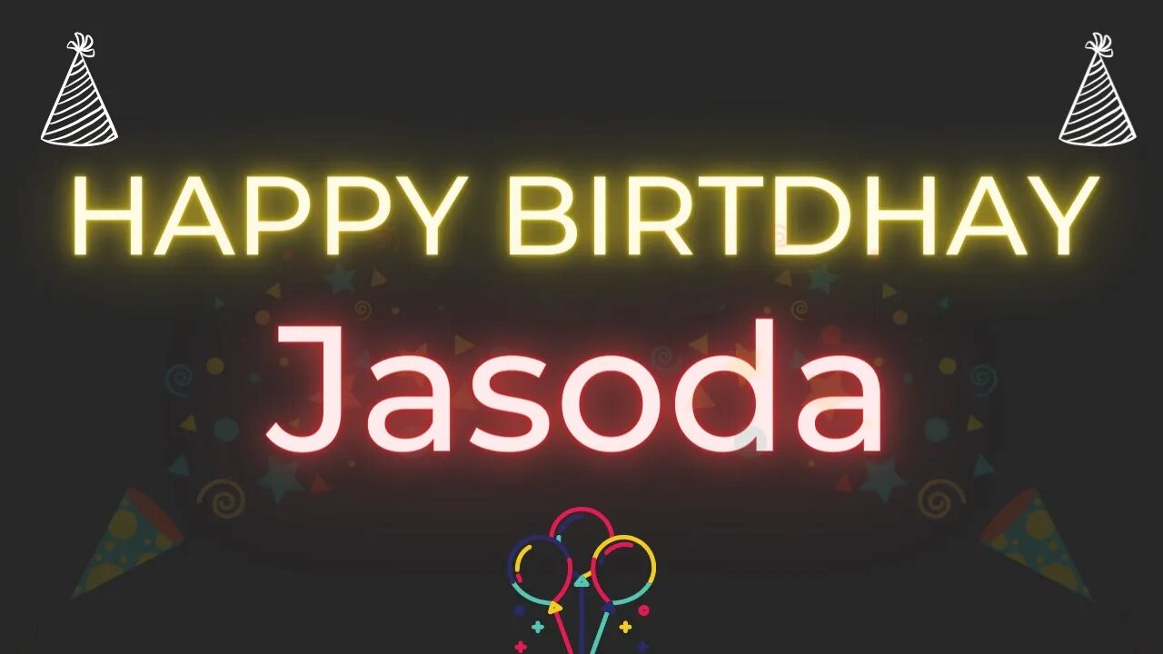 Happy Birthday to Jasoda - Birthday Wish From Birthday Bash