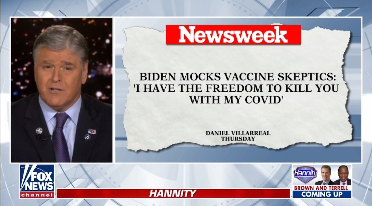 Hannity: Biden Spit In Americans Faces When He Mocked Our Freedom