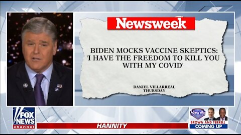 Hannity: Biden Spit In Americans Faces When He Mocked Our Freedom