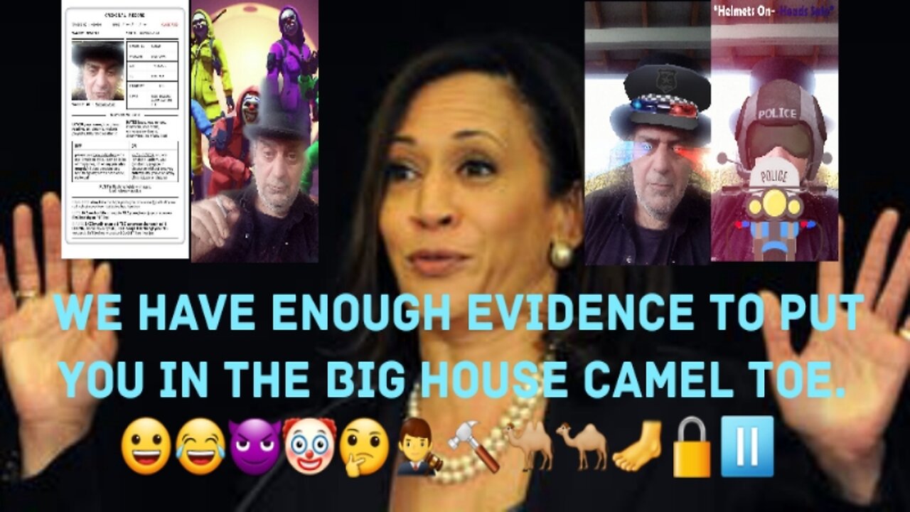 Kamala Harris Soft On Crime Exposed. 😀😂😈🤡🤔👨‍⚖️🔨🐫🐪🦶🔒⏸