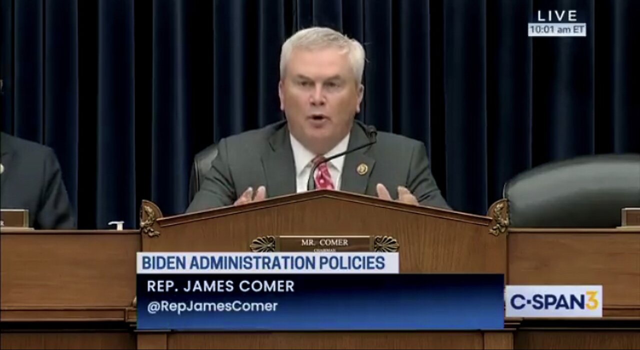 James Comer Opens Hearing in the Consequences of the Biden-Harris Administration’s Policy FAILURES