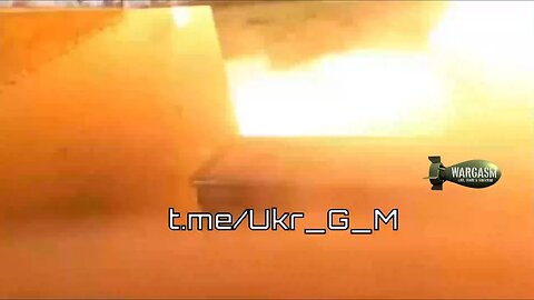 FPV: the moment an AFU vehicle finds a mine at Zaporozhye