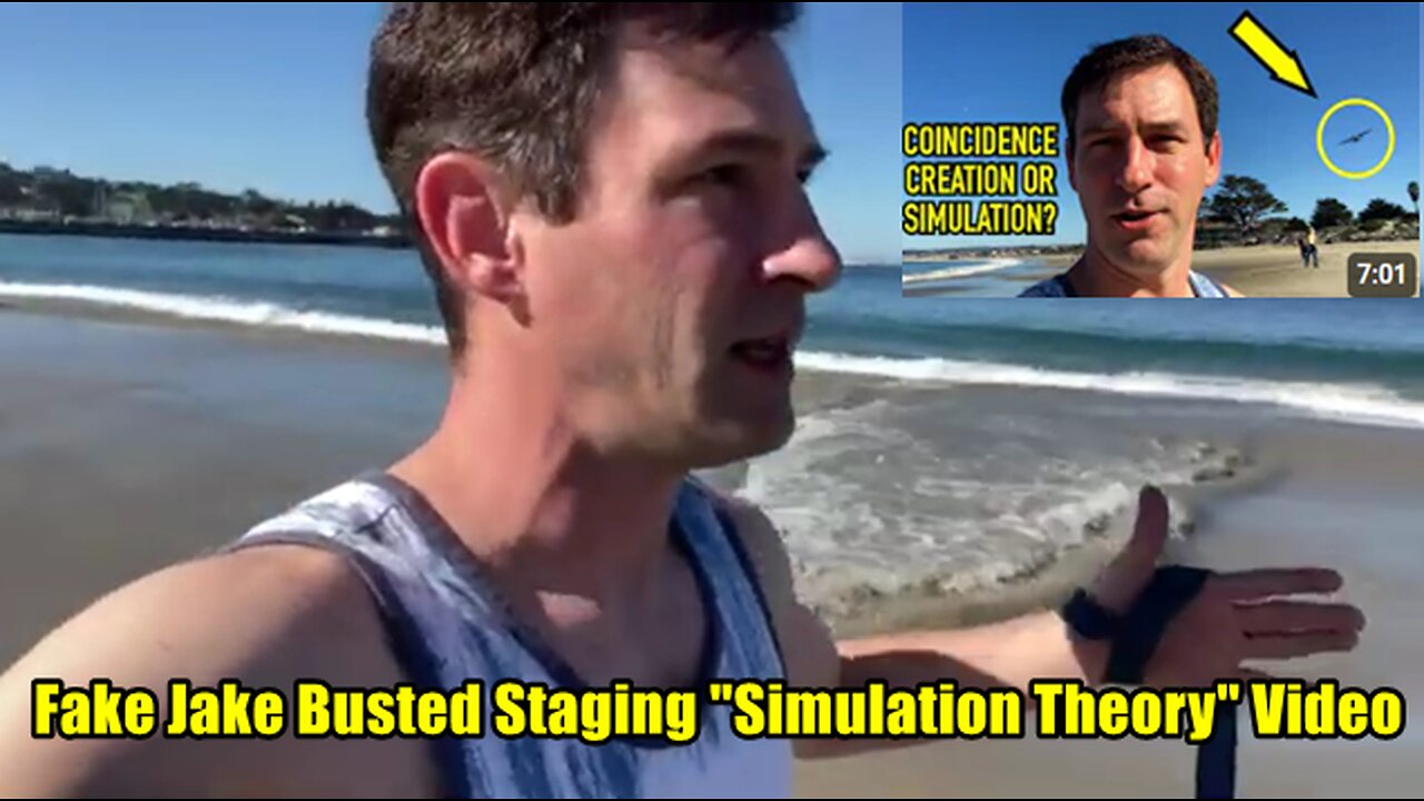 Fake Jake Busted Staging "Simulation Theory" Video