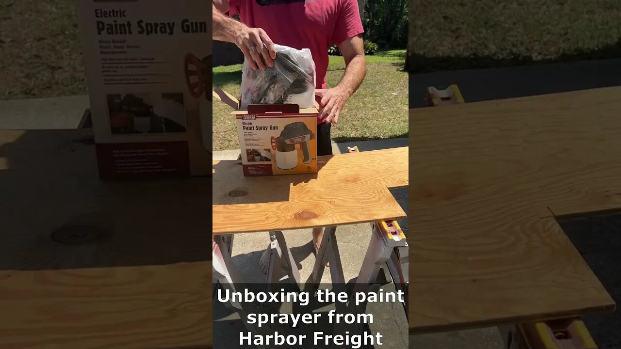 Unboxing the Paint Sprayer we just got for the kitchen renovations