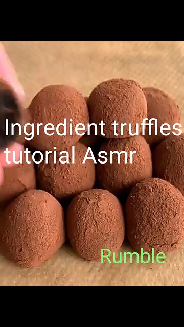 Ingredients truffles tutorial #short