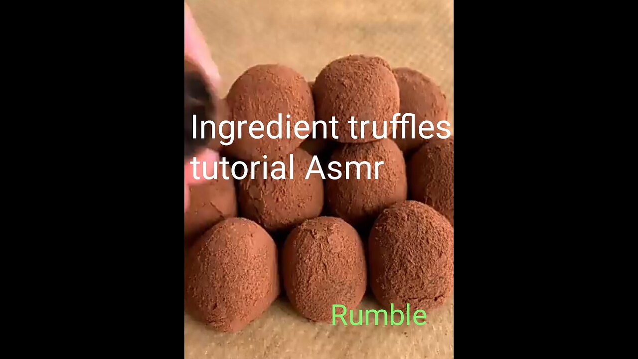 Ingredients truffles tutorial #short