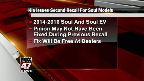 Kia recalls Souls in US for second time