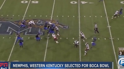 Western Kentucky, Memphis selected to third annual Boca Raton Bowl