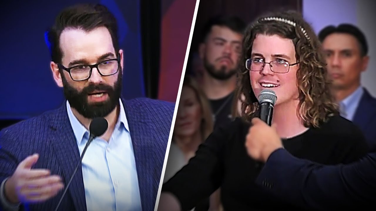 🔴MUST WATCH: Matt Walsh Debates Transgender Woman Who Struggles with "What Is A Woman?" Question