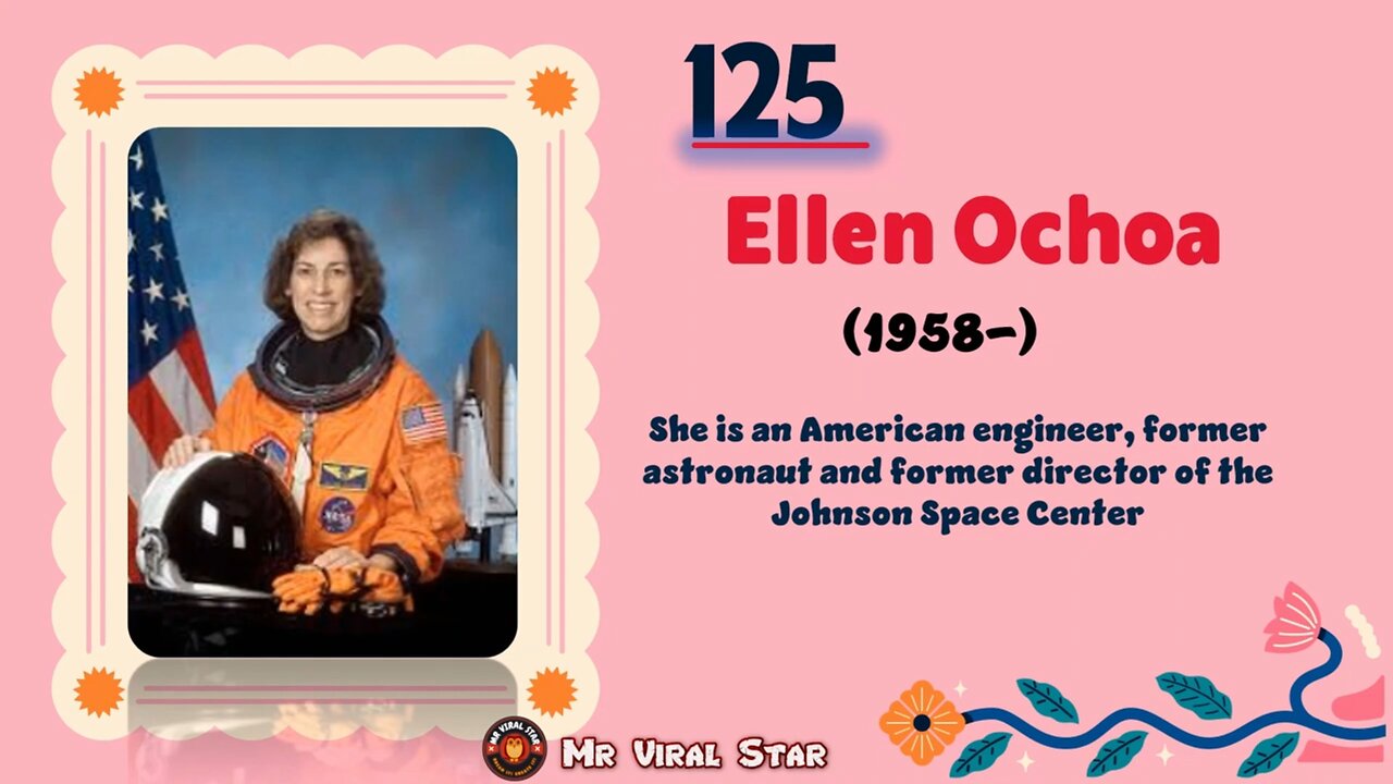 Ellen Ochoa (1958-)| TOP 150 Women That CHANGED THE WORLD | Short Biography