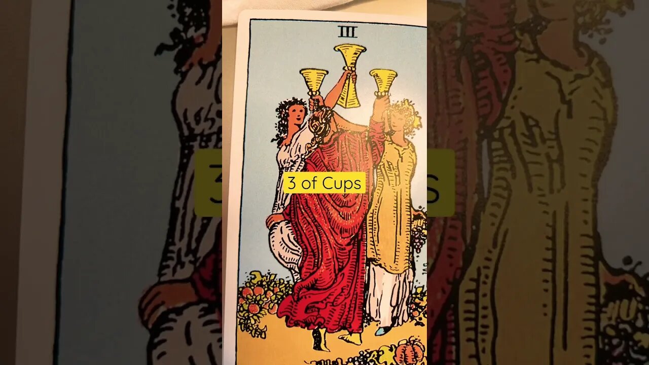 3 of Cups #shorts #learntarot